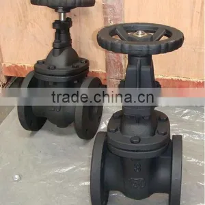 Large Size Cast Iron Flanged Gate Valve thumbnail-1