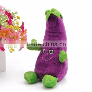 Customized Various Sizes Plush Eggplant Toy thumbnail-3