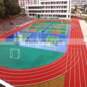 Guangzhou Elastic Outdoor Playground Athletic Track Tartan Running Tracks Manufacturer thumbnail-5