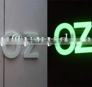 Luminescet House Numbers/glow in Dark Numbers/photoluminescent Numbers thumbnail-1