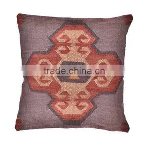 Natural Fibres Kilim Cushion Cover thumbnail-1