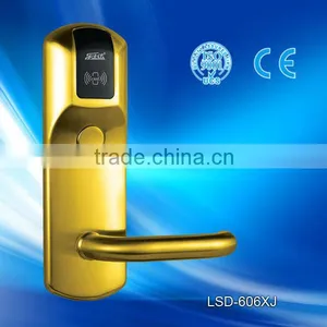 Aluminum Alloy Electronic Hotel Key Card Lock Mortise Door Locks thumbnail-4