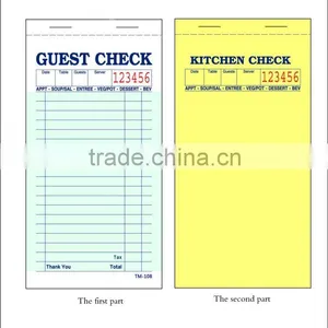 Guest Check TM-108 thumbnail-1