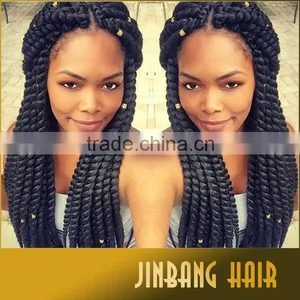 Best Quality 2X Havana Mambo Twist Crochet Braiding Hair 24inch 120gram Havana Mambo Twist Braid Hair Extension thumbnail-3