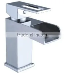 Cosmopolitan Single Lever Basin Mono Mixer Taps With Waterfall Spout(Q14102) thumbnail-1