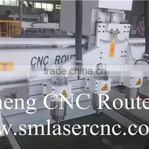 SM1315 1515 2d 3d Carving Sculpture Cnc Router Multihead thumbnail-6