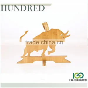 Eco-friendly Hot Selling High Quality Novelty Bamboo Wine Bottle Holder thumbnail-4