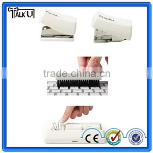 Money Saving 3 in 1 Multifuntional Keyboard Office Stationery, Useful Brush Stapler Paper Punch Office Stationery thumbnail-5