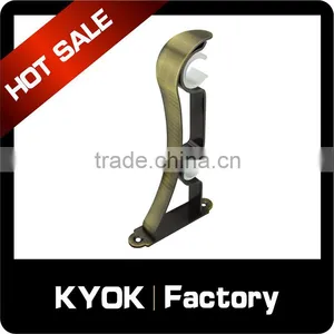 KYOK 16/19/22mm Stainless Steel Curtain Rod Bracket,double Curtain Brackets,supporting Curtain Rod Bracket thumbnail-5