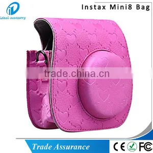 PU Leather Fujifilm Camera Case Bag for Fuji Instax Camera Mini8 Mini8+ thumbnail-3