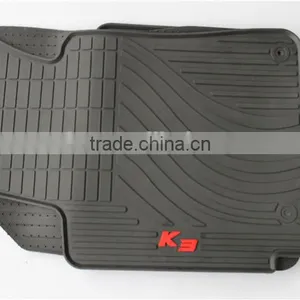 Interior Black Front & 2nd Seat Inner Floor Mat Liners Fit for Kia k3 thumbnail-2