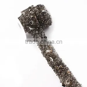 Rhinestone And Nature Stone Chain Garment Accessories Chain With Glue thumbnail-2