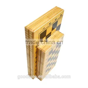 Bamboo Book Shape Folding Chess Set With Wooden Chessmen King Height 6.5cm thumbnail-4