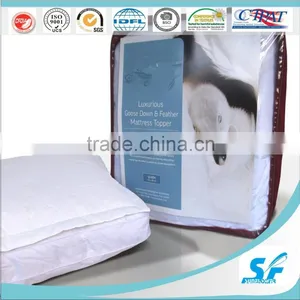 Cotton Fabric and Luxury Goose Down Mattress Topper for Hotel thumbnail-1