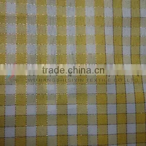 Silver Yarn Dyed Plaid Fabric thumbnail-1