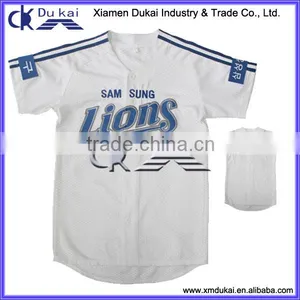 Boy's Baseball Uniform, Baseball Top, Dry Fit Baseball Shirts thumbnail-1
