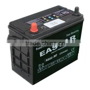 JIS Standard and DIN Standard Car Battery Ns60 12v 45ah thumbnail-2