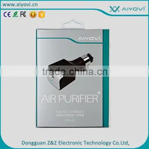 High Quality Used Car Battery Charger Sale 2.1A Universal 2 USB Car Charger With Logo Customized thumbnail-3