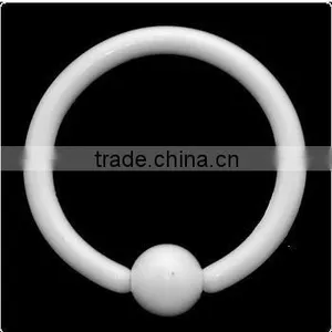 14 Gauge 1/2" - White Matte Finish Steel BCR thumbnail-1