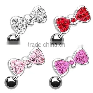Tie Tragus Cartilage Stainless Steel Body Jewelry thumbnail-1