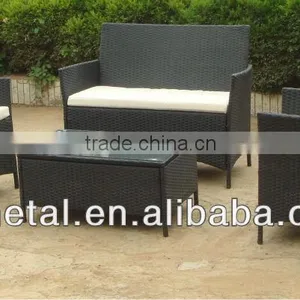 4pcs kd Patio Outdoor Wicker Outdoor Furniture Cheapest Sofa thumbnail-1