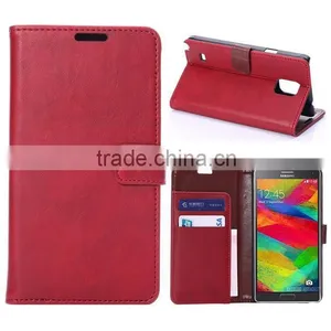High Quality Mobile Phone Case From China Supplier, pu Leather Wallet Case for Samsung Galaxy Note 4 Mobile Phone D0155 thumbnail-1