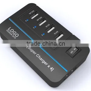 2015 NEW 20W 5V4A 4 Ports High Speed Desktop ForSmartphones, Tablets and Many Other Devices USB Charger With Power IQ Technology thumbnail-2