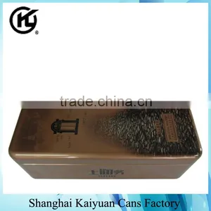 High Quality Rectangular Wine Gift Tin Can Box (various Lids and Printing) thumbnail-5
