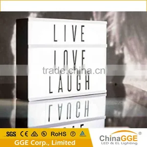 Cinema Light up Sign Box With Changeable Colored Letters,symbols and Numbers thumbnail-6