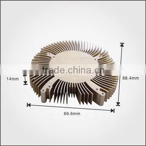 New Extruded Industrial Aluminum VGA Heatsink With Anodizing and CNC Machining thumbnail-1