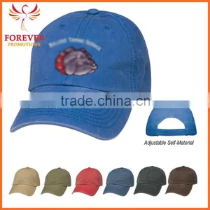 Unstrucured Crown Club Crown Embroidery Royal Blue Cotton Baseball Cap thumbnail-1
