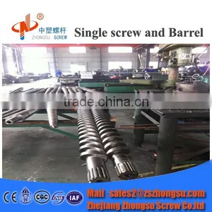 Single/Twin Extruder Screw and Barrel for HDPE Plastic Blow Molding Machine thumbnail-4