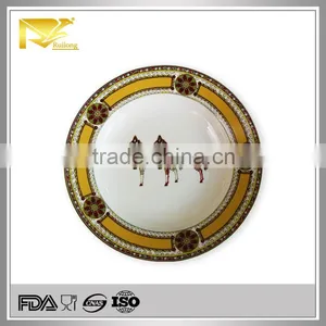 Ceramic Hand Painting Custom Printed Stoneware Plate, New Design Ceramic Plate thumbnail-1