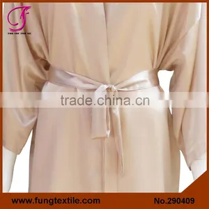 290409 Women Short Satin Bath Robe thumbnail-2