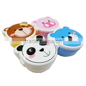 Two Layers Animal Lunch Box With Soup Spoon thumbnail-1
