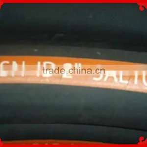 Stainless Steel Braided Hydrualic Rubber Hoses for OIl Well-DIN 1SN thumbnail-2
