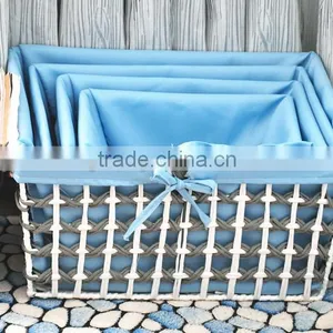 Simple Clean Handmade Cheap Jute Storage Basket thumbnail-2