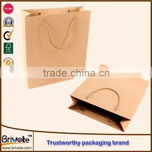2016 Kraft Paper Bag With Clear Window Washable Kraft Paper Bag Kraft Paper Bag for Food thumbnail-1