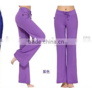 Stretchable Women Yoga Leggings Sweat-Lounge-Gym-Sports-Athletic-Pants-Modal-fabric-9-colors-choose thumbnail-1