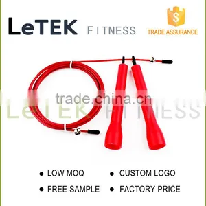 Jump Rope - Crossfit, MMA, Boxing Lightweight Long Ballistic Handles, Adjustable Length Cable and Dual Bearings - 100% Lifetime thumbnail-1