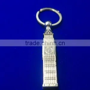 Big Ben Building Charm Souvenir British Style Super Light Movable Keychain Keyring thumbnail-2