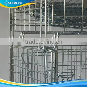 Industry Foldable Steel Wire Basket for Warehouse Storage thumbnail-2