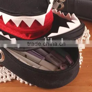 Shark Style Kids Pencil Case For Boys Zipper Children Pouch Bag Student Pen Box For Primary School Bag Accessory thumbnail-6
