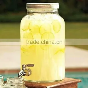 Huge Glass Mason Jar With a Tap thumbnail-1