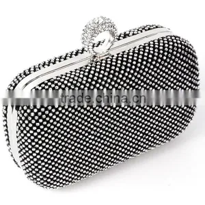 Ladies Evening Party Bags Box Clutch Evening Bag Crystal Clutch Bag thumbnail-2