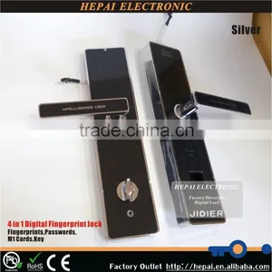 Fingerprint Lock Touch Screen Glass Door Lock With Top Grade Security thumbnail-1