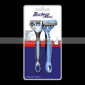 Disposable Triple Blade Shaver Razor HX-X349L thumbnail-5