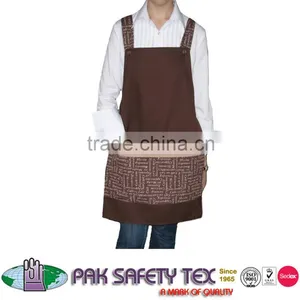 Extra Length Waist Apron/ Apron Bib Chef Cooking Waitress/ Restaurant Apron for Promotion/Cotton Sleeveless Apron Cotton Canvas thumbnail-1