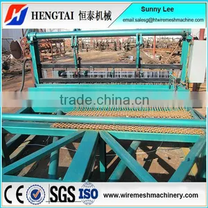 Anping Hengtai Semi Automatic Mine Sieving Mesh Weaving Machine/Crimped Wire Mesh Machine thumbnail-4