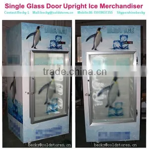 Single Glass Door Upright Ice Merchandiser thumbnail-2